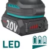 Aku pila řetězová jednoruční 20V/2,0Ah SHARE20V, BRUSHLESS Extol Industrial 8791922