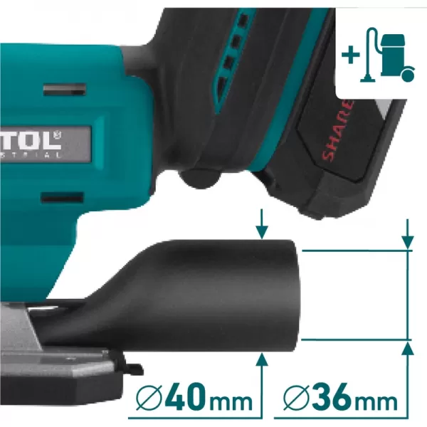 Aku přímočará pila 20V 1x2,0Ah EXTOL INDUSTRIAL 8791824