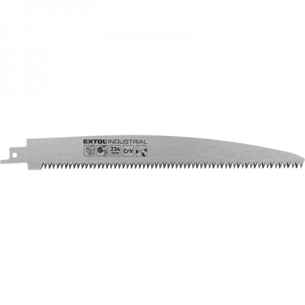 Plátek na dřevo rovný do pily ocasky, 234x26x1,2mm (d/š/tl), CrV Extol Industrial 8706104