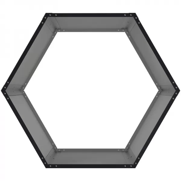 Přístřešek na dřevo G21 HEX 53 - 92 x 60 cm, antracitový 63900517