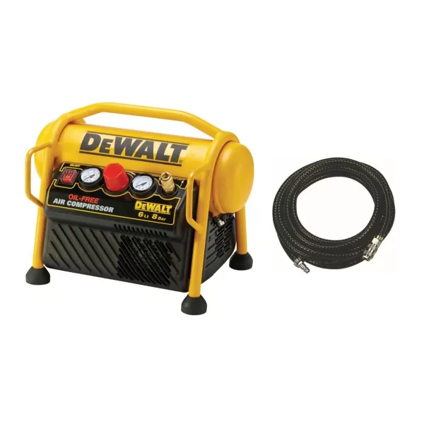 Vzduchový kompresor 6l + hadice 5m DeWALT DPC6MRC