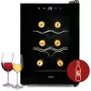 Domácí vinotéka na 6 lahví černá PRIMO PR168WK
