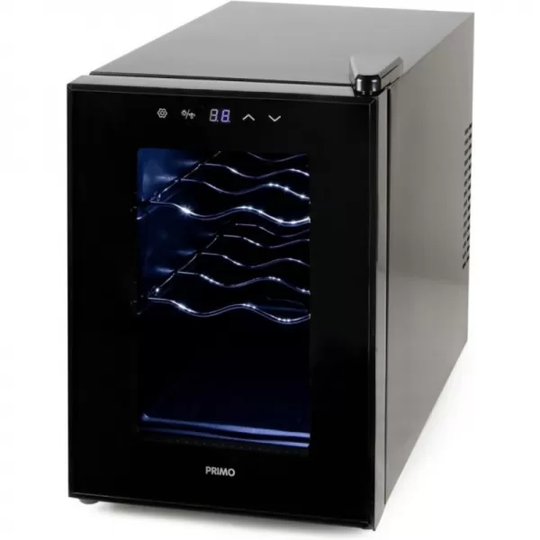 Domácí vinotéka na 6 lahví černá PRIMO PR168WK
