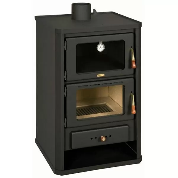 Krbová kamna s troubou Prity FG černá