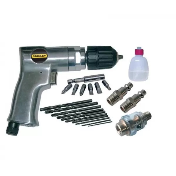 Vrtačka pneumatická s rychloupínacím sklíčidlem - v kufru Stanley 160189XSTN