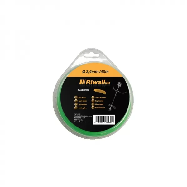 Žací struna pr. 2,4mm, délka 40m, čtvercový průřez