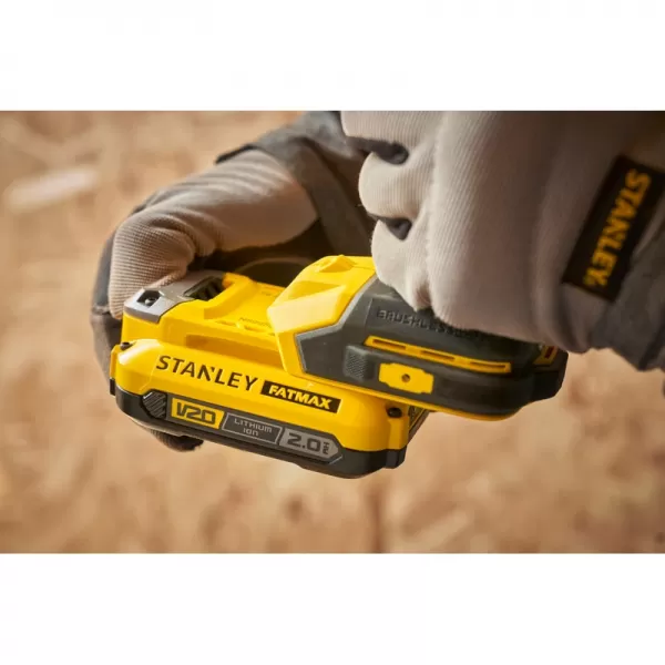 Aku bezuhlíková vrtačka 18V 2x2,0Ah STANLEY FATMAX V20 SFMCD714D2T