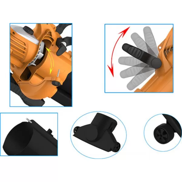 Elektrický vysavač a foukač Riwall REBV 3000