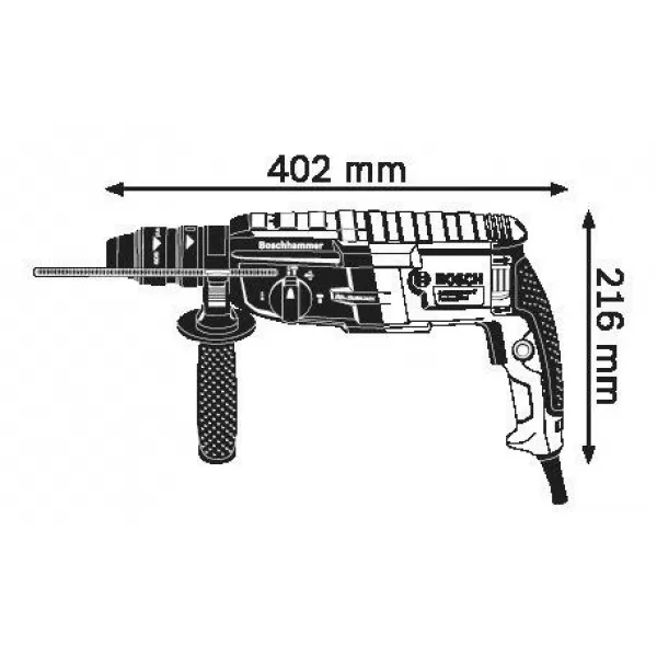Vrtací kombinované kladivo Bosch GBH 2-28 F Professional 0.611.267.600