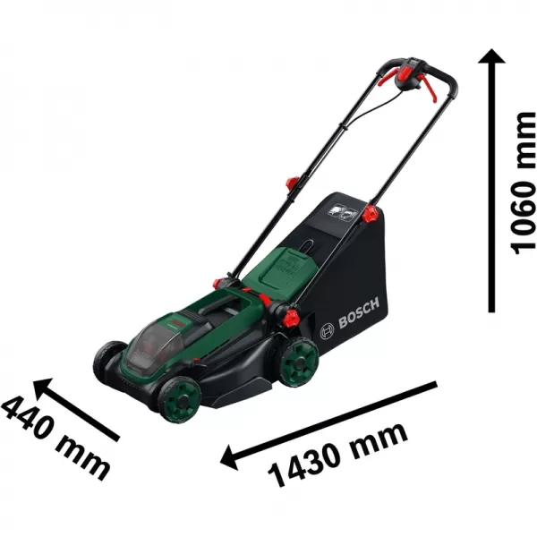 Aku sekačka 18V bez aku Bosch Rotak 18V2-38 06008B9M01