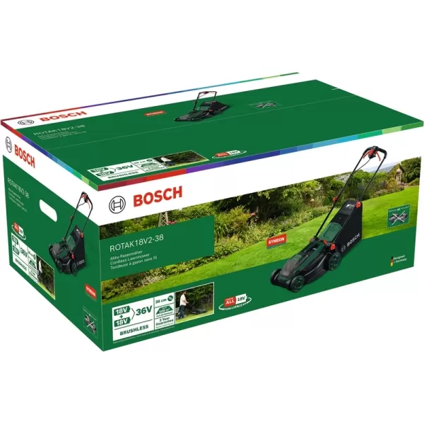 Aku sekačka 18V bez aku Bosch Rotak 18V2-38 06008B9M01