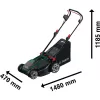 Aku kosačka 18V bez aku Bosch Rotak 18V2-43 06008B9L01