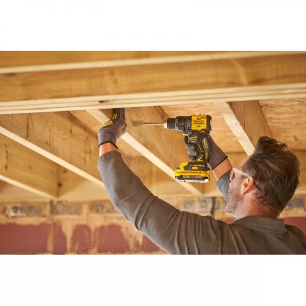 Aku bezuhlíková vrtačka s příklepem 18V bez aku STANLEY FATMAX V20 SFMCD716B