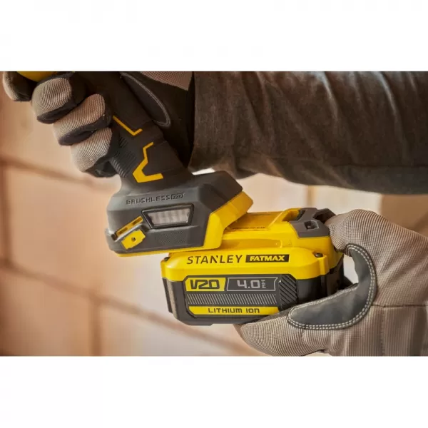 Aku bezuhlíková úhlová bruska 18V bez aku STANLEY FATMAX V20 SFMCG710B