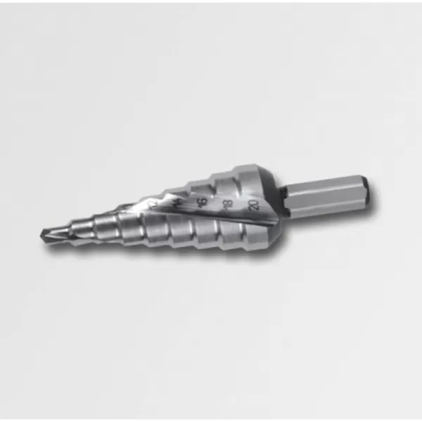 Vrták stupňovitý HSS 4-20mm 1 9st. RUKO RU101051