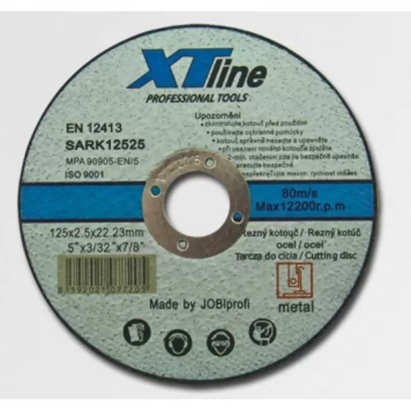 Kotouč řezný na ocel 125x2,5x22,2 XTline SARK12525