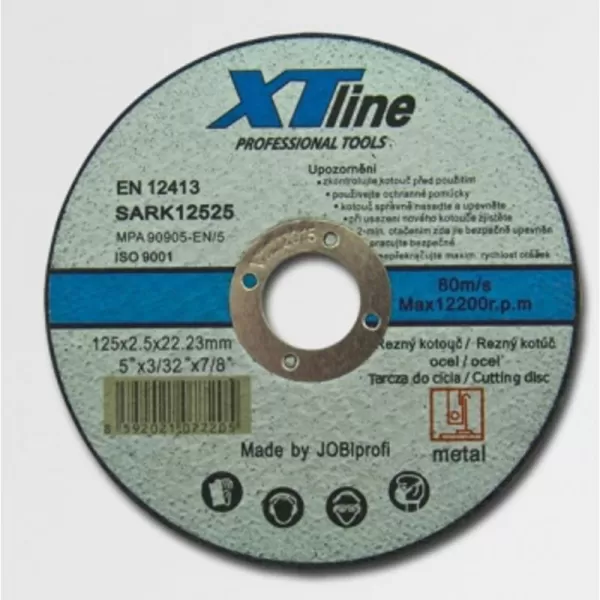 Kotouč řezný na ocel 125x1,6x22,2 XTline SARK12516