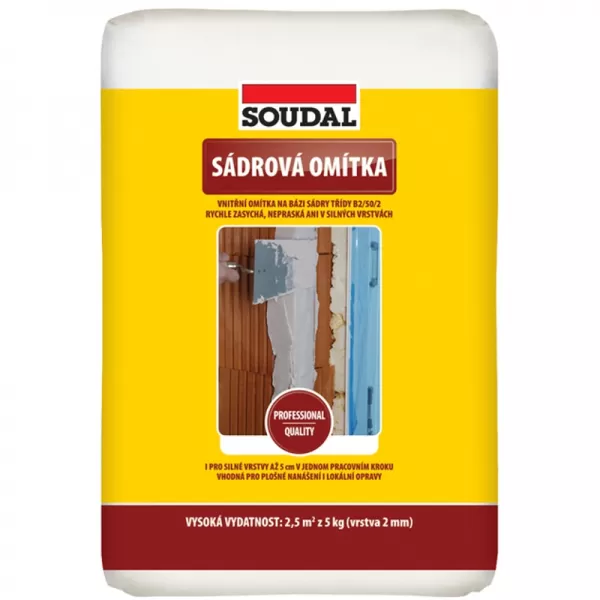 Sádrová omítka 20 kg Soudal 1521620