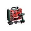 Aku příklepová vrtačka 18V 2x2,0 Ah Metabo SB 18 Set 602245710