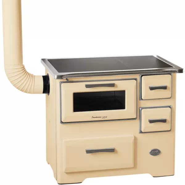 Sporák s troubou krémový levý MBS SD 10 NEW LINE 7KW