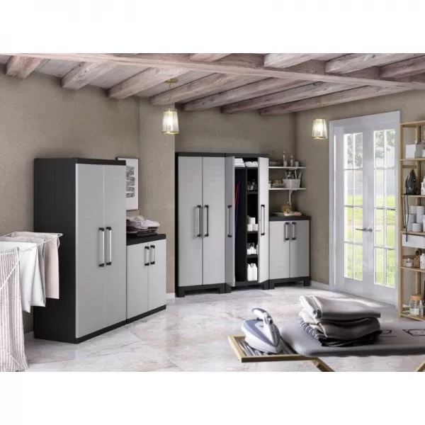 Skříň Keter Detroit High šedá 610739