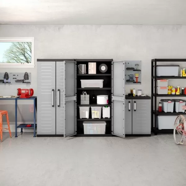Skříň Keter Detroit XL Low šedá 610735