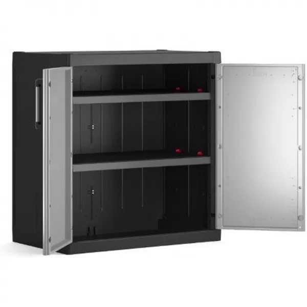 Skříň Keter Detroit XL Low šedá 610735