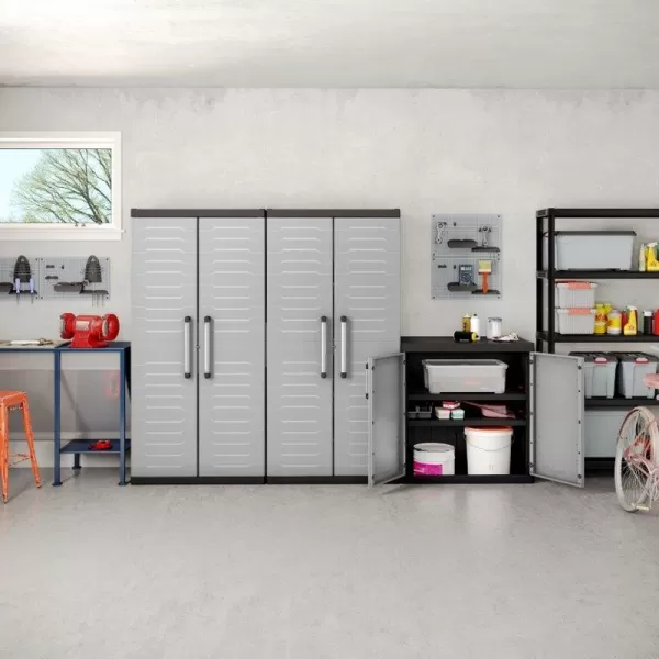 Skříň Keter Detroit XL Low šedá 610735
