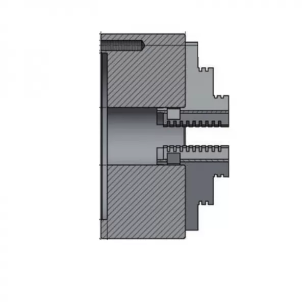 3-čelisťové sklíčidlo s centrickým upínáním průměr 125mm OPTIMUM 3442712