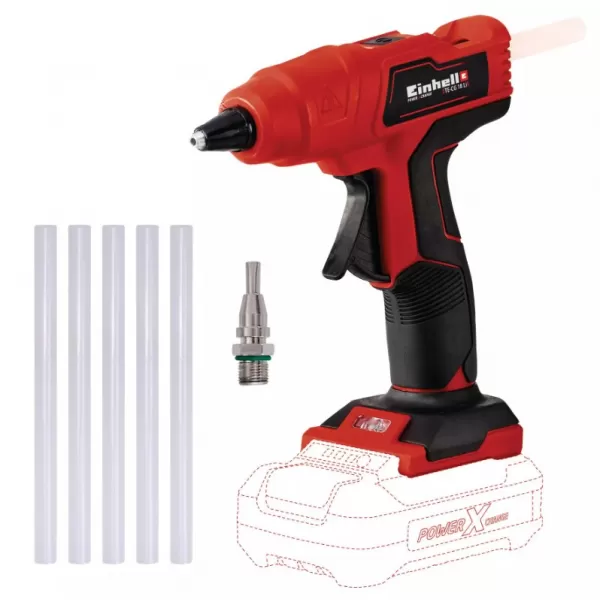 Aku tavná lepící pistole 18V/bez aku TE-CG 18 Li - Solo Einhell 4522200