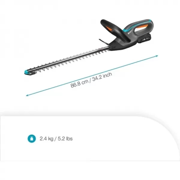 Aku nůžky na živý plot EasyCut bez aku 55/18V Gardena 14735-55