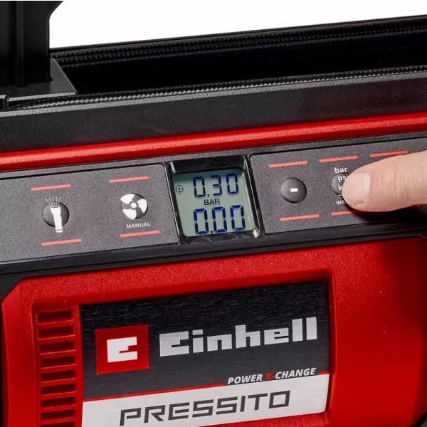 Aku hybridní kompresor 18V/bez aku PRESSITO 18/25 Hybrid Einhell 4020430
