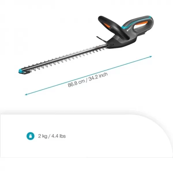 Aku nožnice na živý plot EasyCut bez aku 45/18V Gardena 14734-55