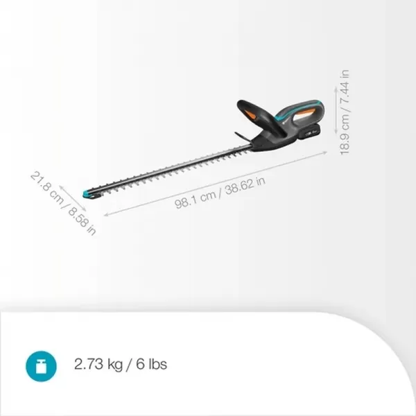 Aku nůžky na živý plot EasyCut 55/18V - set Gardena 14735-20