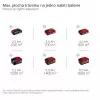 Aku sekačka na trávu 36V/4x5,2 Ah GP-CM 36/52 S Li BL Einhell 3413320