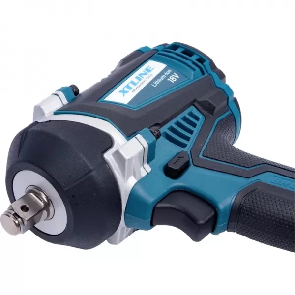 Aku rázový utahovák na 1/2" hlavice bezuhlíkový 18 V, 850 Nm XTLINE XT102834