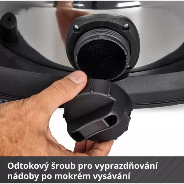 Aku vysavač na mokré a suché vysávání 36V/bez aku TE-VC 36/30 Li S-Solo Einhell 2347140
