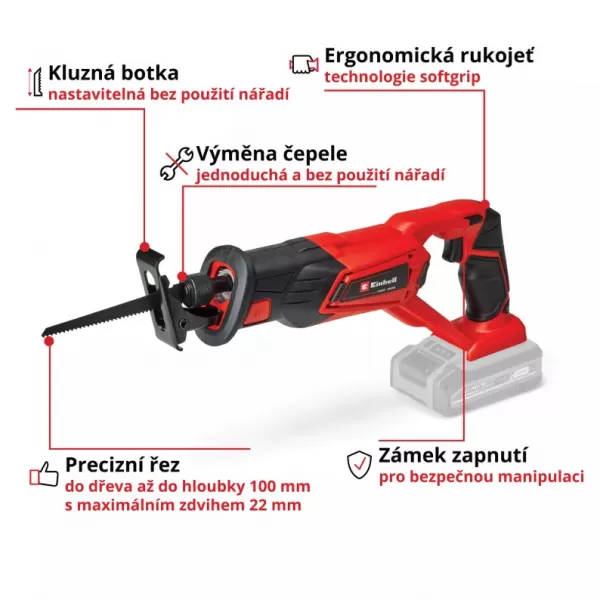 Aku univerzální pila 18V/bez aku TE-AP 18 Li-Solo Einhell 4326300