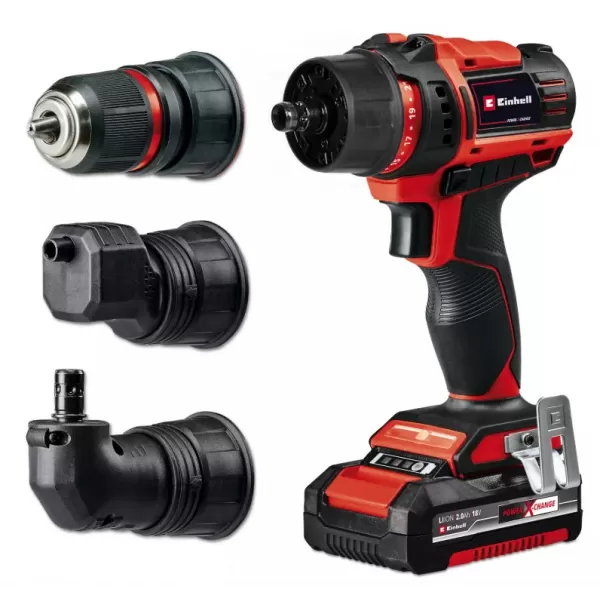 Aku vrtací šroubovák 18V/2,0Ah TE-CD 18/45 3X-Li +22 Einhell 4513990