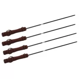 Sada 4ks chromových špízových jehel 368673