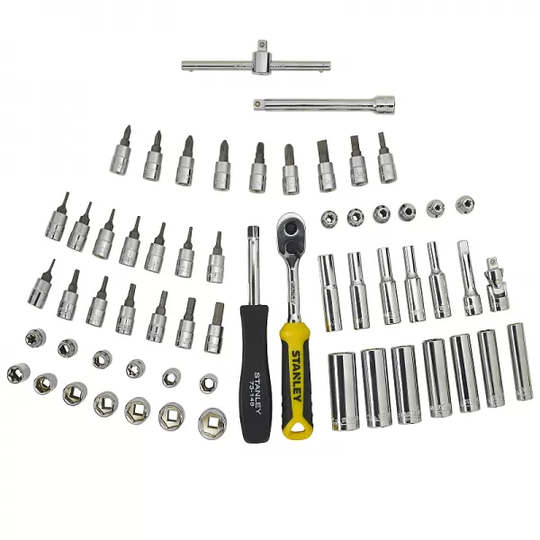 1/4" 60dílná gola sada v modulu Stanley STMT1-74175