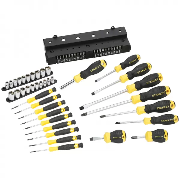 57dílná sada šroubováků, bitů a hlavic STANLEY STHT0-62143