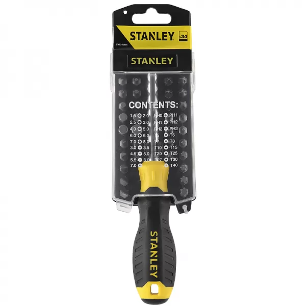 STANLEY STHT0-70885 34 dielna sada skrutkovačov a bitov