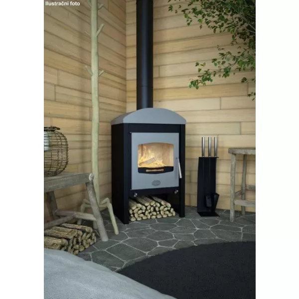 Krbová kamna HS FLAMINGO STAVANGER - black