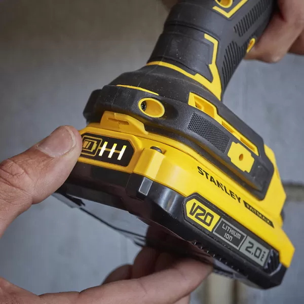 Aku příklepová vrtačka V20 18V bez aku Stanley FatMax SFMCD721B