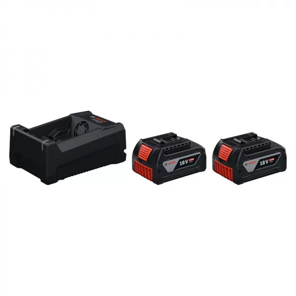 Súprava flexibilného systému Bosch Power pre aku náradie, 2x GBA 18V 5.0Ah + GAL 12V/18V-80, Bosch1600A03CH1