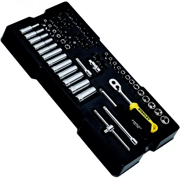 1/4" 60dílná gola sada v modulu Stanley STMT1-74175