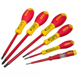 6-ti dílná sada šroubováků izolovaných (Phillips + paralelní) Stanley FatMax 0-65-441