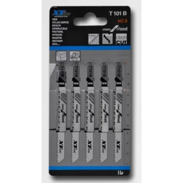 Pilové plátky na dřevo a plasty 75mm,3-30mm Xtline T101BR