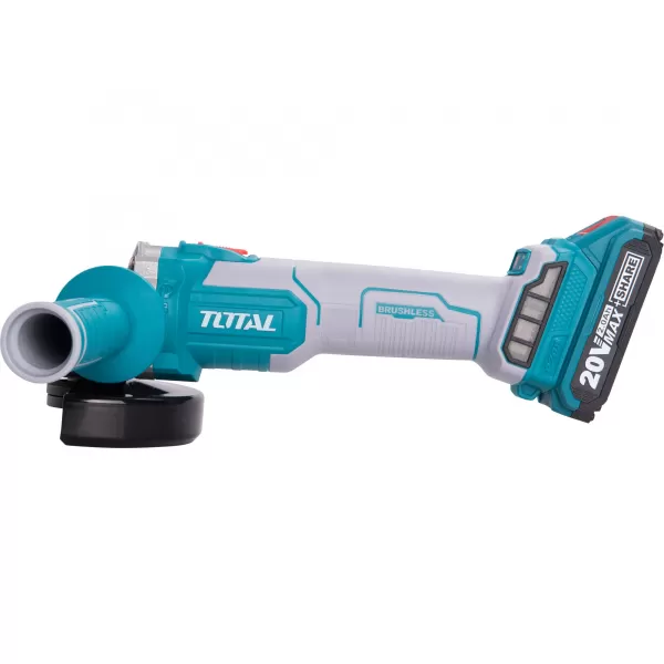 Aku úhlová bruska 20V/bez aku Total TAGLI201258
